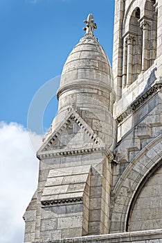 Paris Montmatre Cathedral detail photo