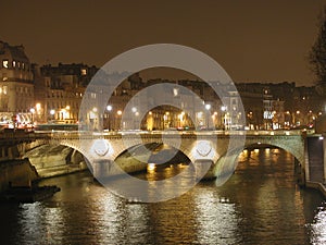 Paríž noc svetlá 