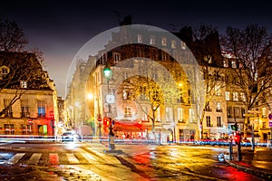 Paris night street