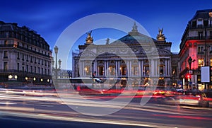 Paris opera house (The Palais Garnier), France.