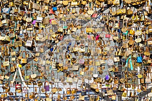 Paris, padlocks