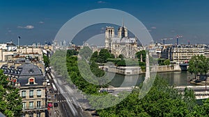 París citar isla a catedral dama París instituto observación 