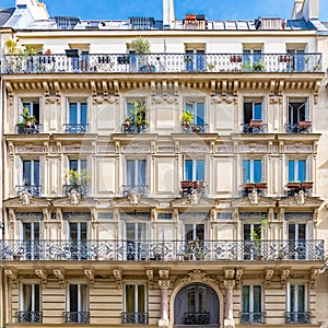 Paris, parisian facade photo