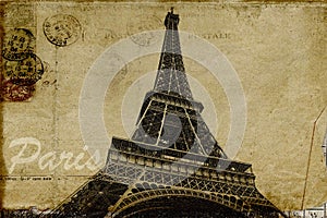 Paris postcard