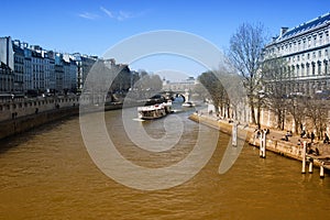 Paris from the river Sena photo