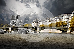 Paris and the Seine photo