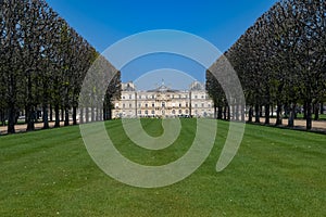 Paris, the Senat in the Luxembourg garden