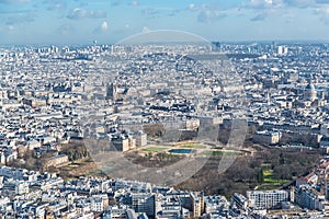 Paris, the Senat and the Luxembourg garden