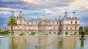 Paris, the Senat and the Luxembourg garden photo