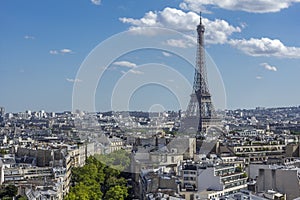 Paris skyline Eiffel Tower