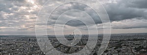 Paris skyline - panorama
