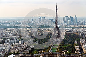 Paris skyline panorama