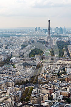 Paris skyline panorama