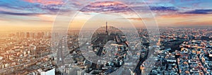 Paris skyline - panorama