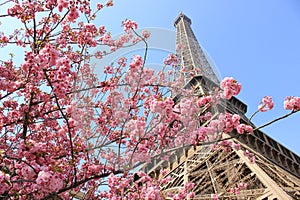 París Francia la Torre sobre el primavera 