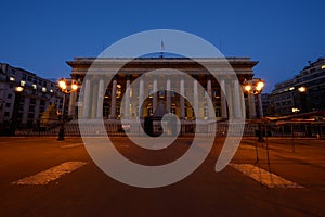 The Paris stock exchange