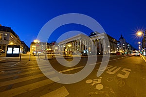 The Paris stock exchange