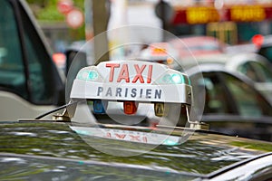Paris taxi in Paris, France