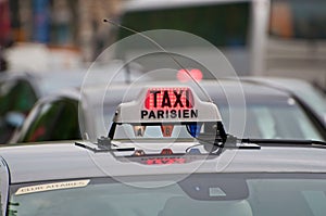 Paris Taxi sign