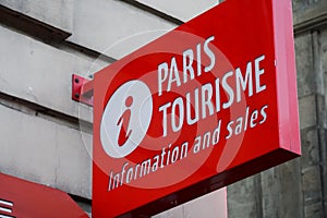 Paris Tourisme tourist information point