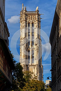 Paris. Tower of Saint Jacques.