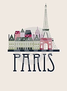 Paris travel background