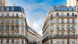 Paris, typical facade photo