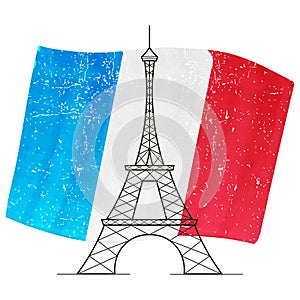 Paris vector illustration