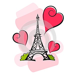 Paris vector illustration