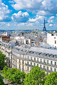 Paris, view of the Eiffel Tower