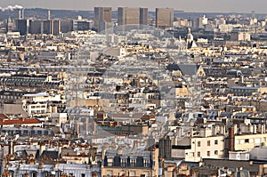 Paris, view from Motmartre hill