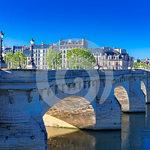 Paris, view of the Pont-Neuf