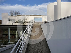 Paris - Villa Savoye (Top Exterior Ramp)