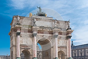 Paris, the Â« Arc de Triomphe du Carrousel Â»