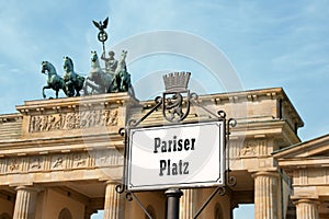 Pariser Platz in Berlin photo