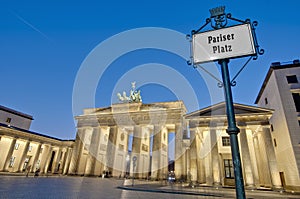 The Pariser Platz at Berlin, Germany photo