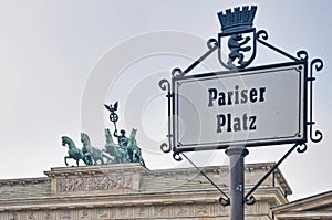 The Pariser Platz at Berlin, Germany photo
