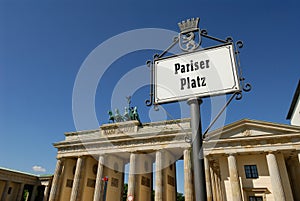 Pariser Platz and gate photo