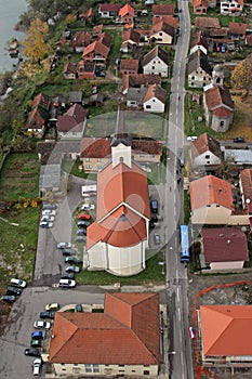 Church of Holy Trinity in Hrvatska Dubica, Croatia photo