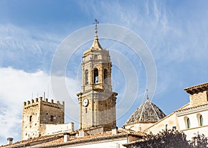 Parish church in Iglesuela del Cid, province of Teruel, Aragon, Spain