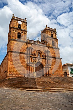 Parish Church of the Immaculate Conception in Barichara, Santander department Colombia