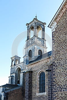 Parish Church in Montfort-sur-Meu in France, the birthplace of S photo