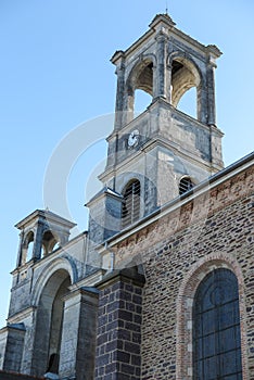 Parish Church in Montfort-sur-Meu in France, the birthplace of S photo