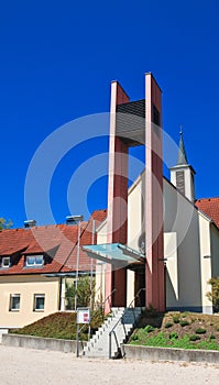 Parish church of the Protestant Church in Portschach.Austria