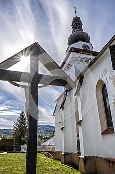 Farní kostel sv. Jana Evangelisty v Banské Belé, Slovensko