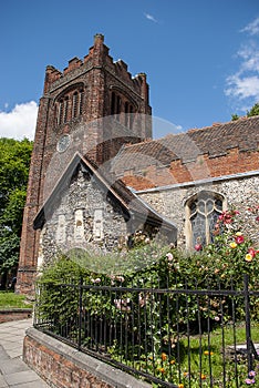 The Parish Church of Saint Mary at the Elms in Ipswich, Suffolk photo