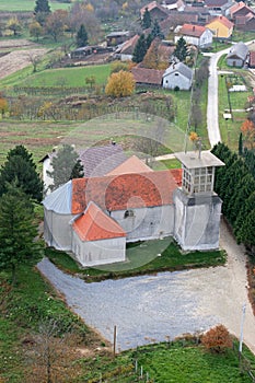Parish church of the St Mary Magdalene in Kapela, Croatia photo