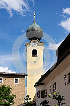 Parish Church of Saint Nicholas and Bartholomew in Saalbach, Austria