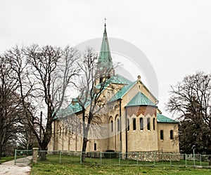 Parish church of saint Stephen king, Nove Sady, Slovakia, religious architecture