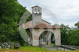 San Martino D Asio Church in Friuli, Italy photo